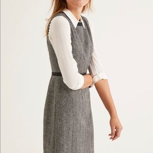 Boden Carrie Tweed Dress - Grey Herringbone